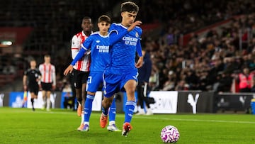 Southampton - Real Madrid Castilla, en la Premier League International Cup.
