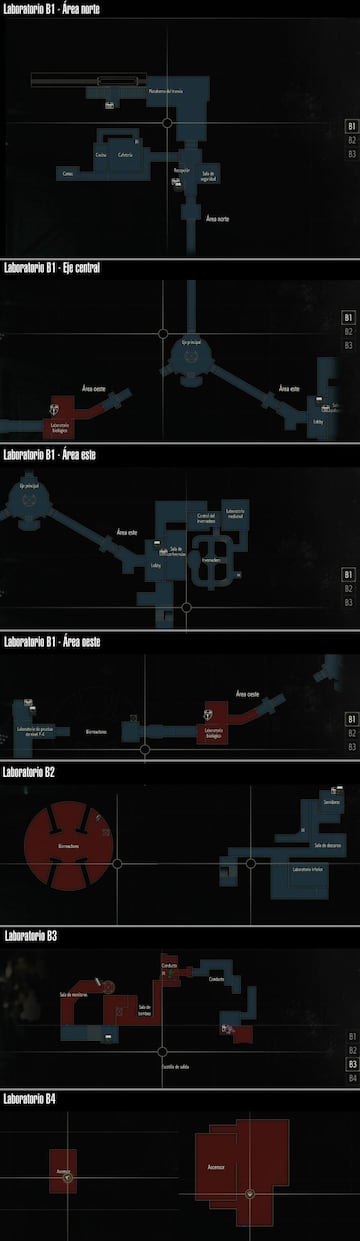 Mapa completo del laboratorio