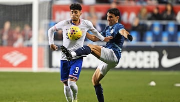 Ricardo Pepi pierde una bala al Mundial: el del PSV únicamente disputó 15 minutos en el amistoso vs. Paraguay.