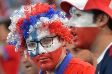 Copa América: belleza y color en el duelo entre Chile y Uruguay