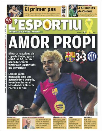 Las portadas elogian a Lamine