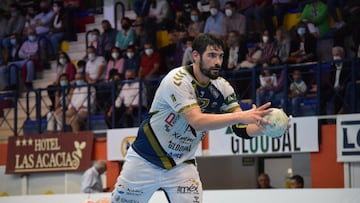 Javi García en un siete metros