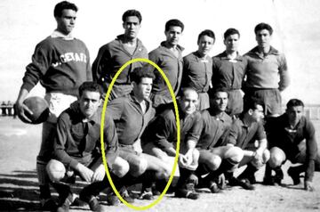 Llegó al Getafe con 18 años. Jugó en la temporada 1956-57, ascendió a Tercera.