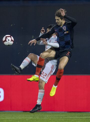 Croacia-España en imágenes