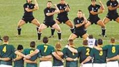 Suráfrica discute el liderato mundial a los All Blacks