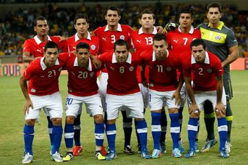 Estos fueron los titulares en el amistoso vs Brasil que se jugó en 2013.