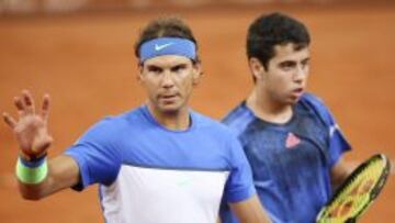 DERROTA. Nadal y Munar cayeron ante Fognini y Bolelli.