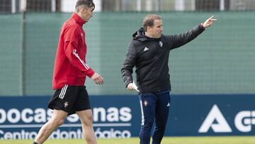 Entrenamiento de Osasuna en Tajonar