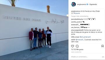 Los jugadores del Real Madrid disfrutan de Abu Dhabi