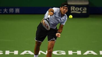 Del Potro debuta en Shangai con un triunfo sobre Basilashvili