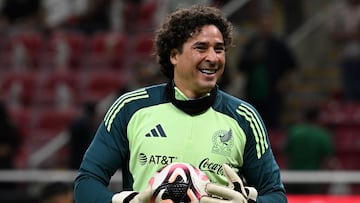 Guillermo Ochoa of Mexico during the game international friendly between Mexican National team (Mexico) and United States (USA) at Akron Stadium, on October 15, 2024, Guadalajara, Jalisco, Mexico.