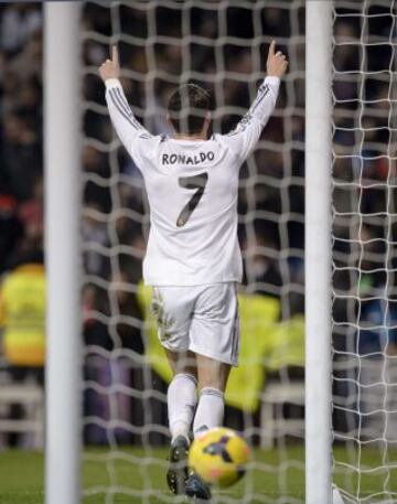 Cristiano Ronaldo celebra el 2-0.