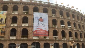 Comienzan a montar la pista de tierra batida en Valencia