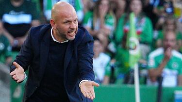 José Alberto, entrenador del Racing.