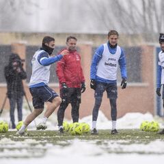 Filomena sigue mandado en las rutinas del Leganés