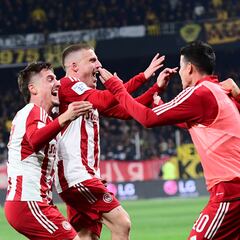 AEK 1 - 3 Olympiacos: resumen, resultado y goles