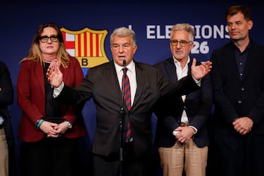 Joan Laporta, reeligido presidente del FC Barcelona hasta el 2031.