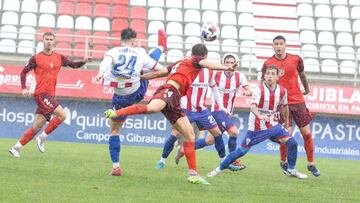 Imagen del partido entre el Algeciras y el Recreativo de Huelva