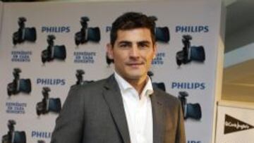 Iker Casillas, durante un acto publicitario.