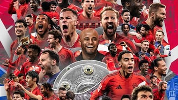 El Bayern, campeón de la Bundesliga.