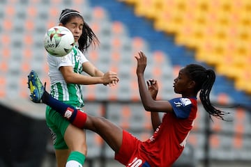 Partido de Liga Femenina entre Atlético Nacional y DIM-Formas Íntimas.