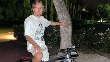 Luka Modric presume en redes de su exclusiva bicicleta de 14.000 euros