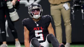 Drake London’s injury raises concerns for the Falcons’ WR’s chances of playing against the Saints on Sunday