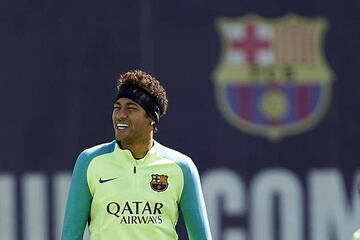 Neymar in Friday's session