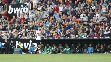Ferran Torres, en Mestalla.