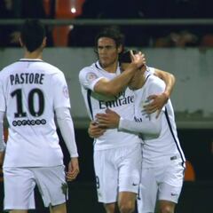 Resumen y goles del Lorient - PSG de la liga francesa