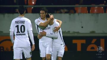 Resumen y goles del Lorient - PSG de la liga francesa