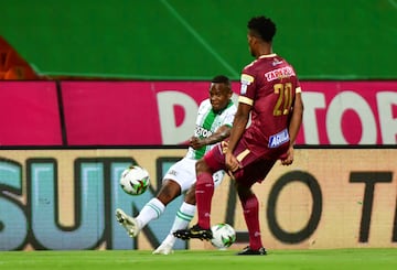 Atlético Nacional y Deportes Tolima se enfrentaron en el Atanasio Girardot en juego aplazado de la novena jornada de la Liga BetPlay 2020.