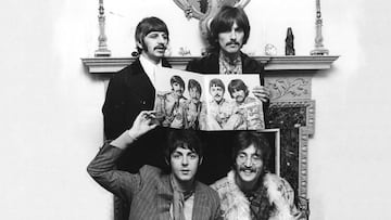 The Beatles: Paul McCartney, John Lennon, Ringo Starr y George Harrison.