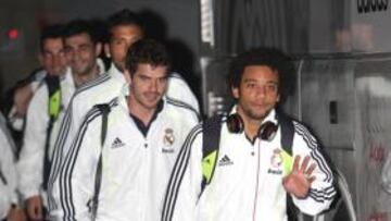 <b>22:00H. </b>El Madrid se concentró más tarde de lo habitual (20:00h.) por concesión de Mourinho.