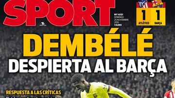 La prensa de Barcelona amnistía a Dembélé
