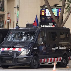 Los Mossos garantizan la disputa del Barça-Las Palmas