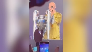 Manchester City star Erling Haaland had “just one song” he wanted to sing after they won the Champions League and the fans were loving it.