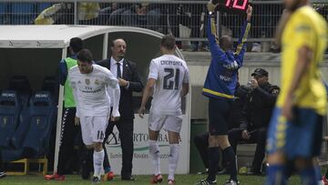 Benítez sustituye a Cheryshev en Cádiz al ser advertido de una posible alineación indebida del internacional ruso.