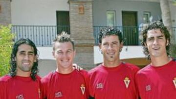 <b>PIE DE DESEADO. </b>Los cuatro jugadores procedentes del equipo de Nervión están ansiosos de medirse ante el Betis.