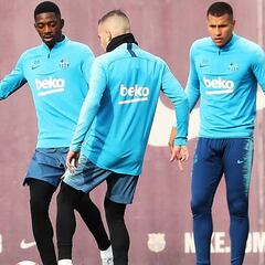Dembélé entra en la convocatoria pero sin el alta médica