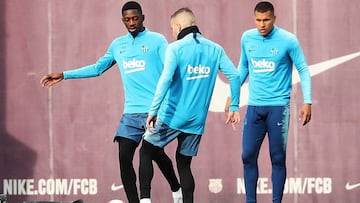 Dembélé entra en la convocatoria pero sin el alta médica