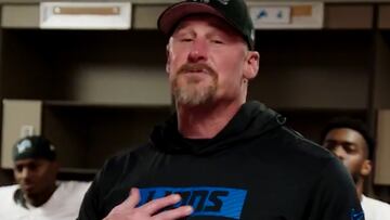 Dan Campbell delivers powerful speech in locker room after Lions' victory over 49ers