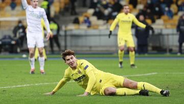 Pau Torres, marcó y se lesionó en Kiev.