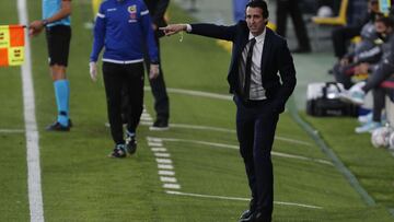 Unai Emery, entrenador del Villarreal.