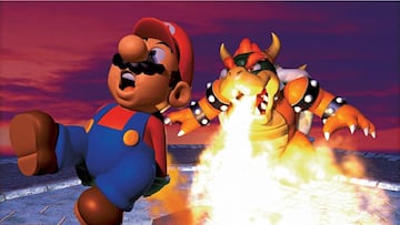 El humo del trasero de Mario en Mario 64 no es el que debería ser