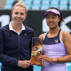 Kontaveit y Li, campeonas del surrealista Grampians Trophy