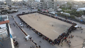 Fútbol en plena calle al sur de Palestina