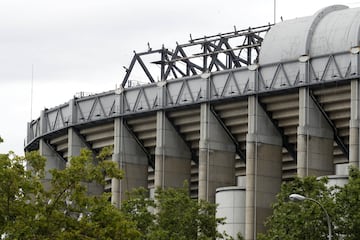 Little-by-little the 'new' Bernabéu is taking shape in the Spanish capital as the reconstruction works continue for the future home of Los Blancos.