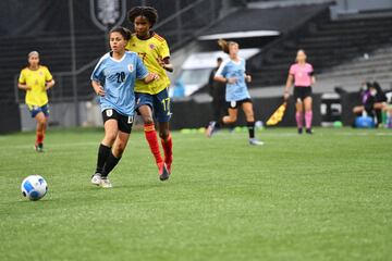 En imágenes, el duelo entre Colombia y Uruguay en la última fecha de la fase de grupos del Sudamericano Femenino Sub 17.