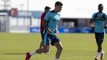 El Leganés se entrena el sábado antes del partido frente al Burgos.